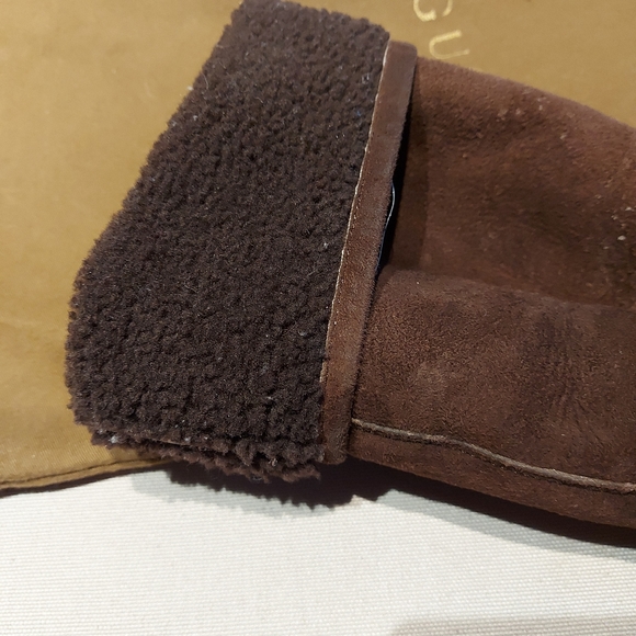 Gucci wedge high heel suede boots - Picture 3 of 6